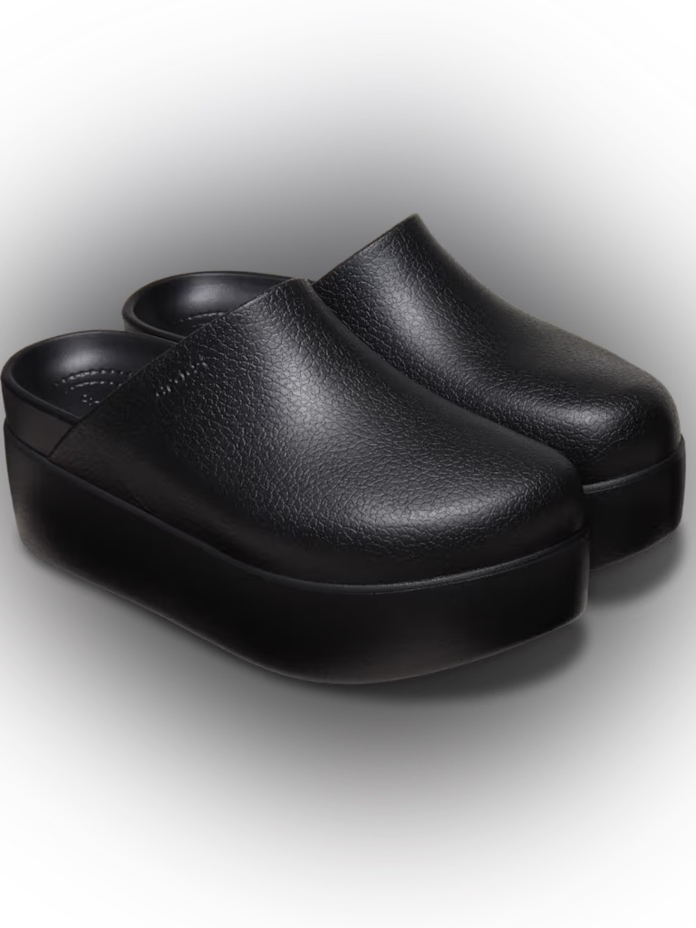 Women’s Black Platform crocs Slip-On Clogs